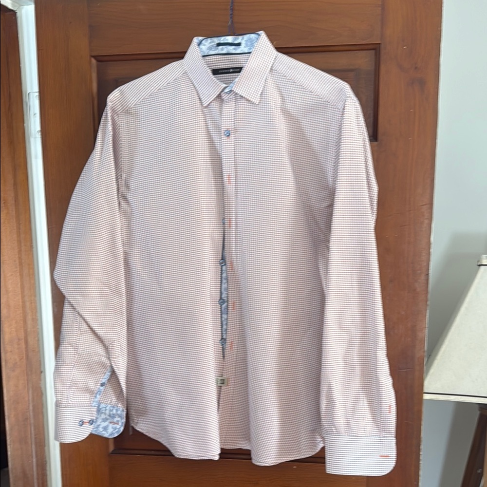 Hammermade orange and blue Checkered Shirt